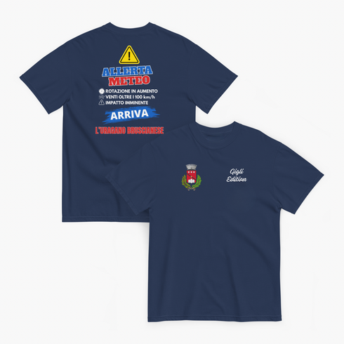 T-Shirt Uragano Brusciano ‘26 - ALLERTA METEO