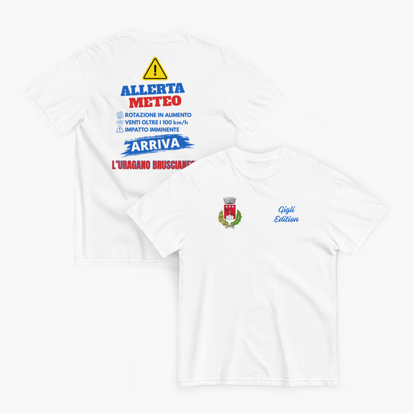 T-Shirt Uragano Brusciano ‘26 - ALLERTA METEO